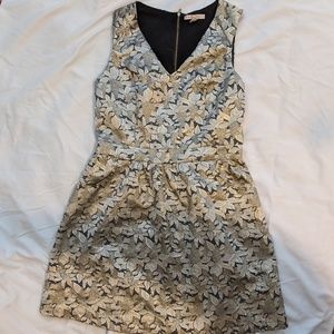 Jacquard cocktail dress